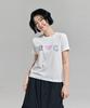 AWESOME STUDIO Kitsch Patchwork T-Shirt White