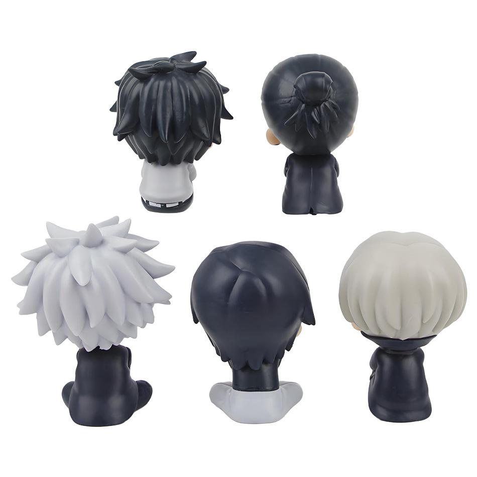 10cm Anime Jujutsu Kaisen Figure Itadori Yuji Gojo Satori Fushiguro Megumi Kugisaki Kawaii Toy Car Decoration PVC Model Gift
