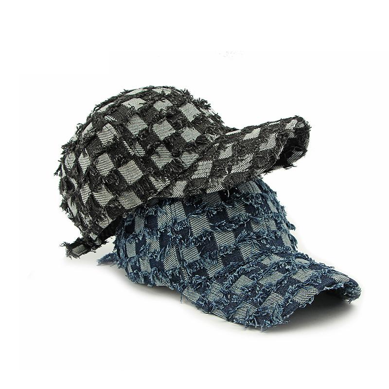 Denim Baseballkappe Damen Frühling Herbst Outdoor Kappe Herren Sonnenschutzhut