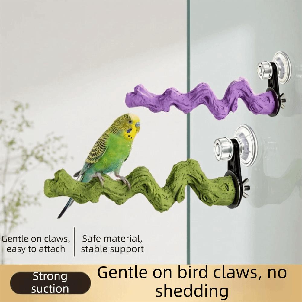 Rough-Surfaced Paw Grinding Stick Non-slip Reptile Climbing Branch Small Parrots