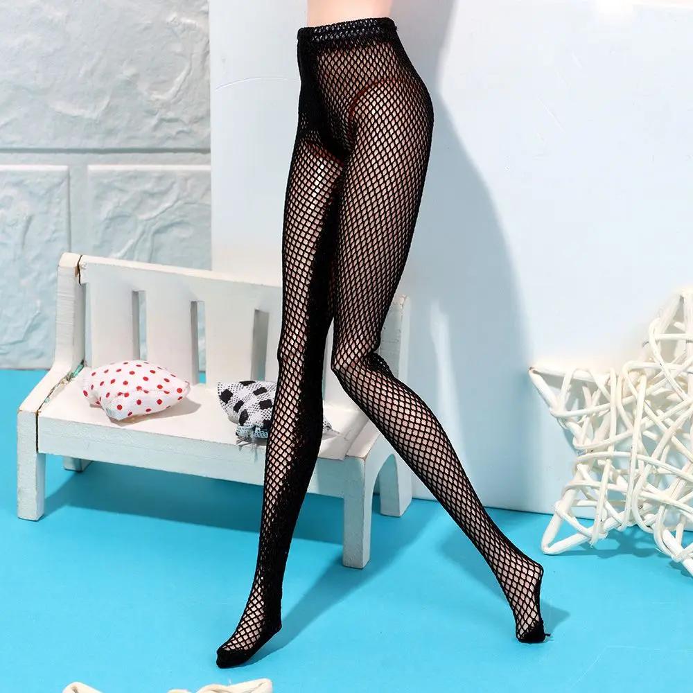 1/6 Doll Silk Stocking Small Fishnet Tights Miniature Pantyhose Plaything Panty Hose Elastic Legging Suit Bottoms Sock Doll Accessories