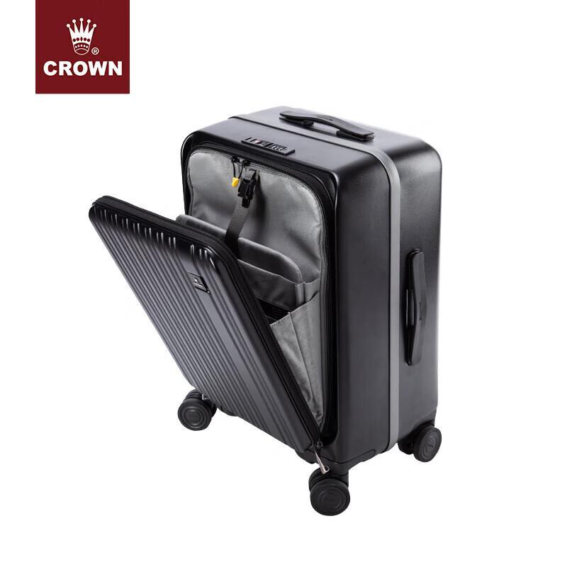 CROWN C-F5299H Aluminum Frame Hardside Carry-on Luggage