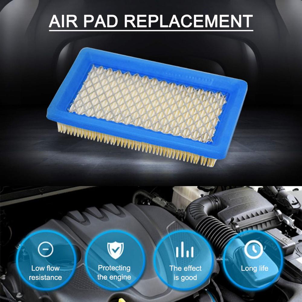 5 Pack 491588S Air Filter, Replacement for Briggs Stratton 491588 4915885 Flat OEM Air Cleaner