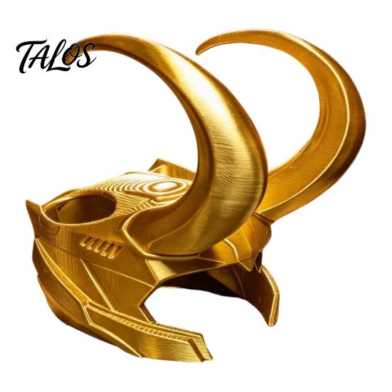Horn Hat for Cats Cat Crown Helmet, Golden Headpiece, with Ear Holes, Creative Gifts Lovers Pet Funny Cosplay Helmet Halloween Theme Parties