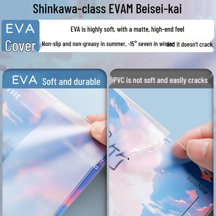 High-Value A5 Notebook: Thickened B5 Plastic Cover, INS Style, Lay-Flat, Lined for Student Use.