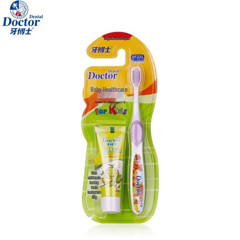Dr. Tooth Kids Toothbrush & Toothpaste Set
