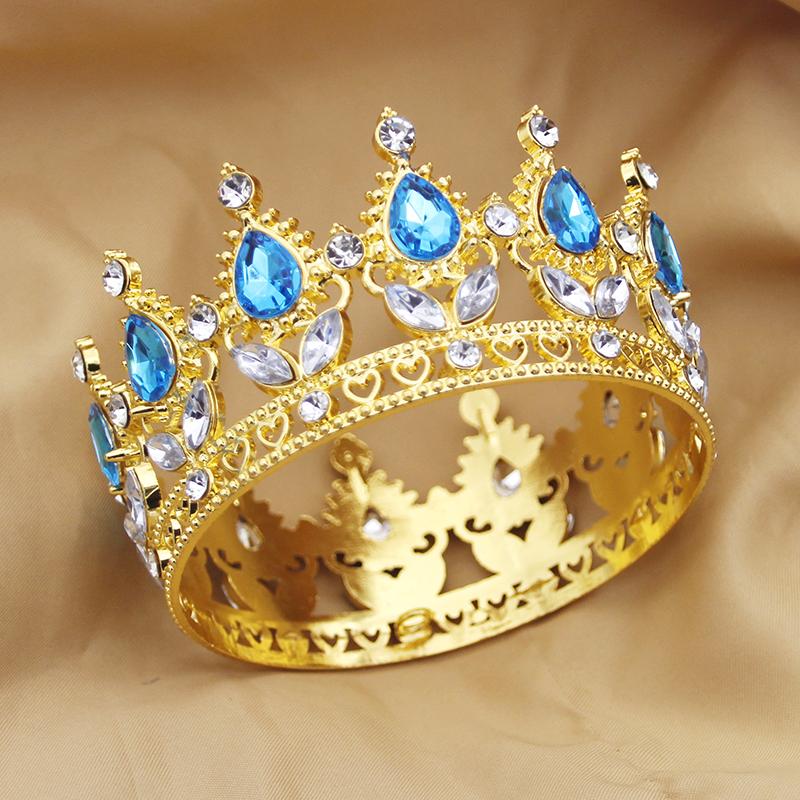 Tiaras Super Small And Cute Crowns For Girls Party Prom Cake Crown Diadem 8cm Diameter Little Tiara Jewelry Bride Wedding