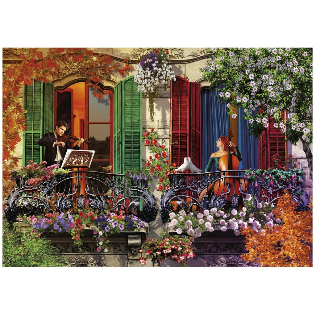 Puzzle - EDUCA - Sérénade - 1500 pièces - 85 x 60 cm - Pour adultes - Thème tableaux