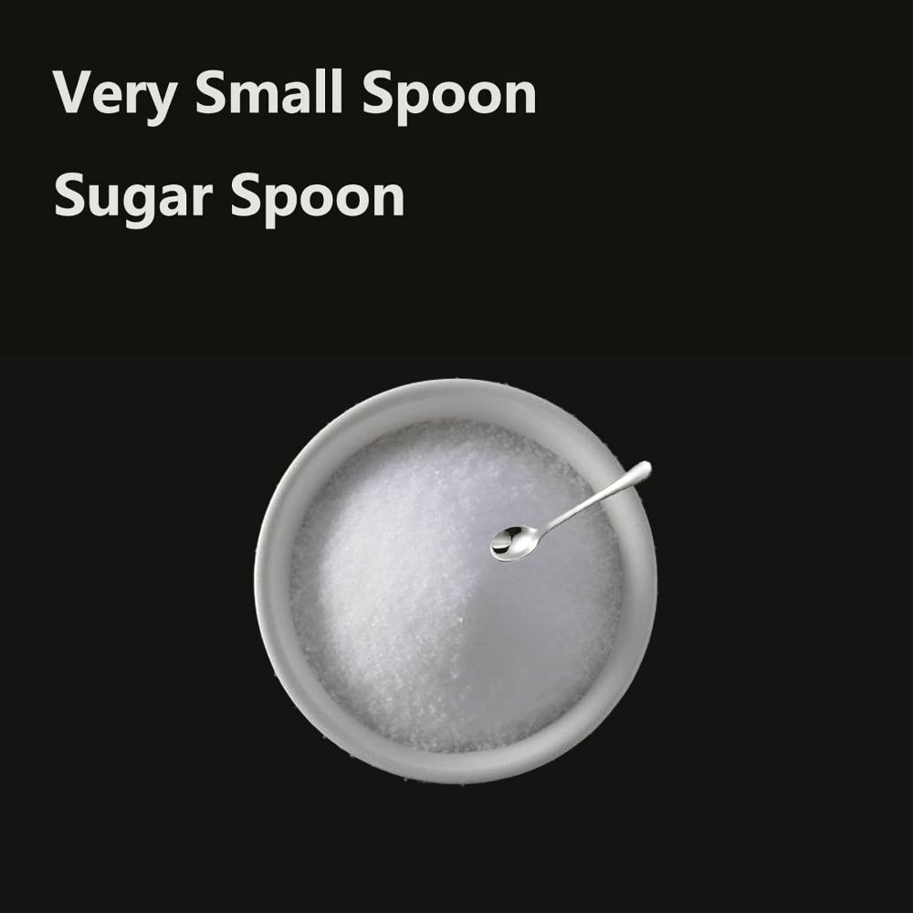 5PCS Durable Tiny Spoons Compact Seasoning Spoon Pretty Condiment Spoons Condiment Serving