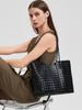 High-End Genuine Leather Women's Woven Tote Bag - Large Capacity, Versatile Cowhide Handbag