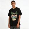 Skeleton Camping Graphic Outdoor Casual T-Shirt Pure cotton T-shirt