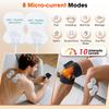 Multi Functional Knee Joint Massager Wireless Phone APP Control Heating Vibration Knee Elbow Pad with EMS Microcurrent Massage