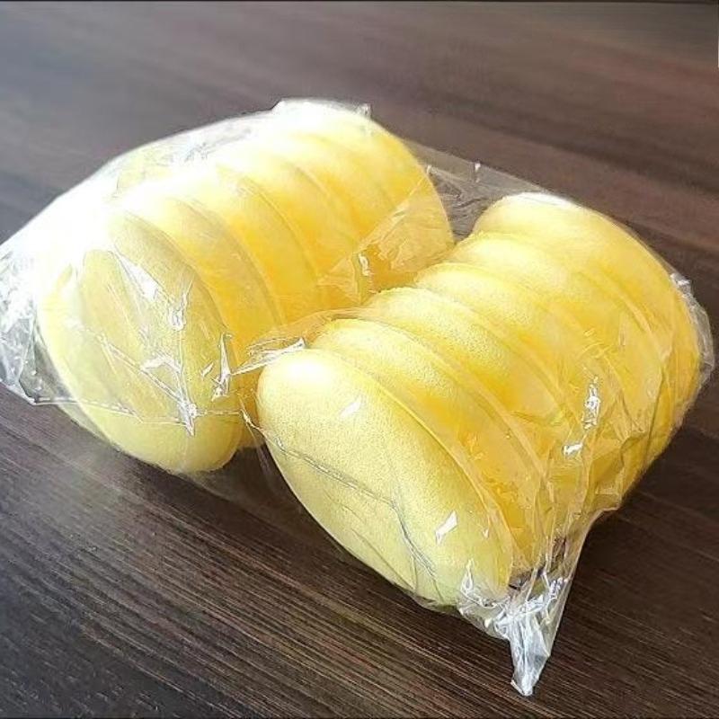 12 Pcs Car Foam Sponge Wax Applicator Cleaning Detailing Pads Car Waxing Polishing Pad 10cm Car Wash Care Cleaning Kit