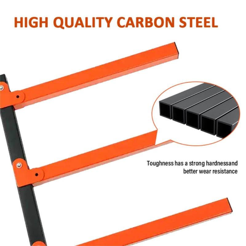 Heavy Duty Wall Mount Lumber Rack Space Saving Timber Storage Shelf 3 Tiers Wood Holder Multipurpose Firewood Organizer