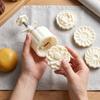 Baking Tools for Pastry Hand Press Mooncake Mold, Peony And Lotus Flower Stamps Plastic Kitchen Gadgets Cookies Tool, Handmade Supplies DIY