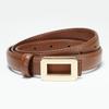 Women's Belt New Trousers Dress Decoration for Women Smooth Buckle Fashionable Skirt Belt for Women Versatile Thin Belt for Women