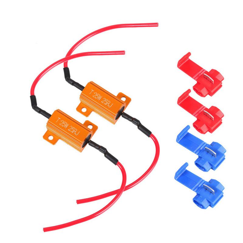 2 PCs 25 W. Load resistor for LED lamps, false resistors for LED lamps, CANbus, stop light, Flicker