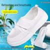 Breathable PVC Anti-static Velcro Mesh Work Shoes with Non-slip Soft Sole