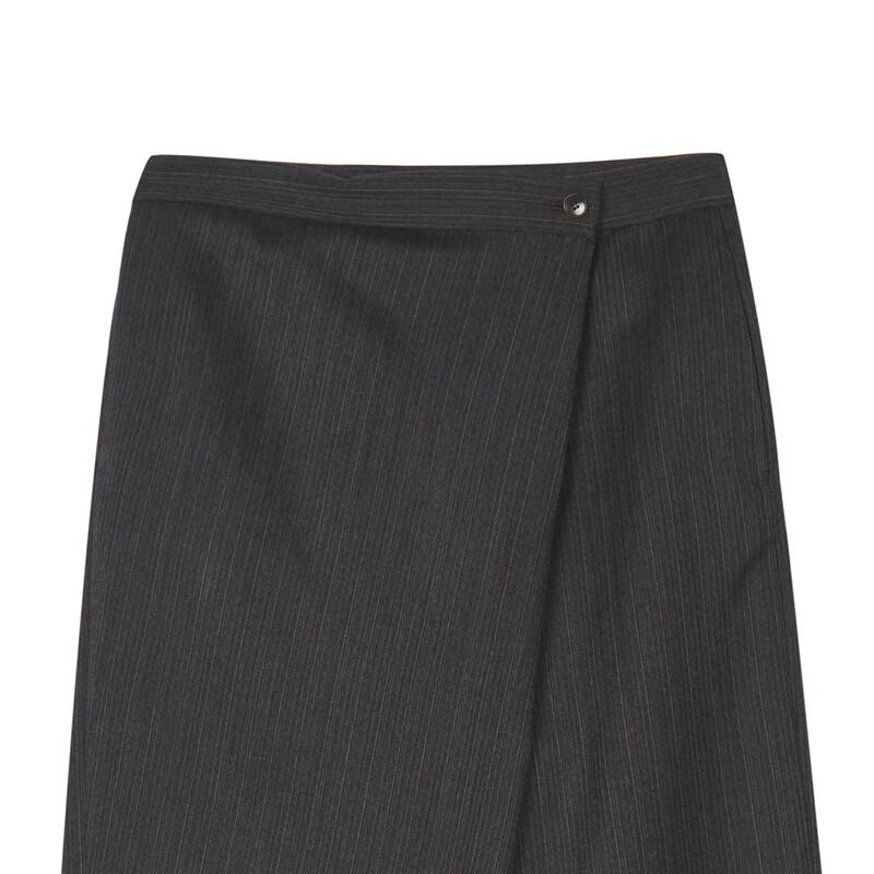 LESS Women's Merino Wool Blend Loose Straight-Leg Pants