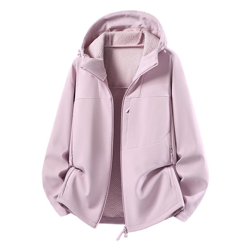 Unisex Luo Tong Softshell Jacket: Windproof, Water-Repellent Outdoor Wear for Autumn & Winter Mountaineering