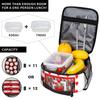 Queen Of Hearts Insulated Lunch Bag for Women Kids Portable Food Boxes Thermal Lunch Box Tote