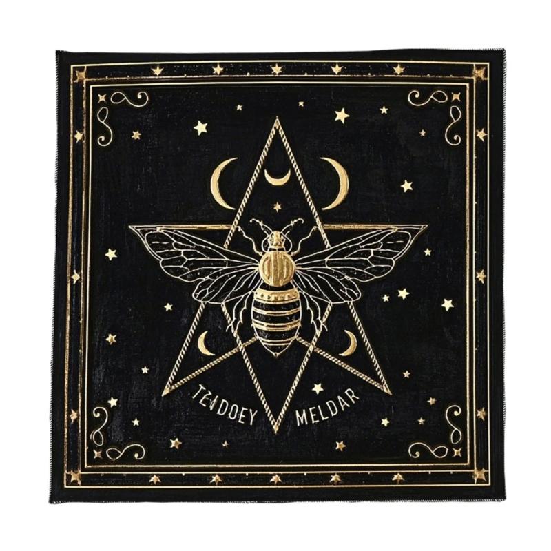 Square Divinations Tapestry Butterfly Star Astrology Tablecloth Tarots Tablecloth Table Cloth Witchcrafts Supplies D 50x50cm