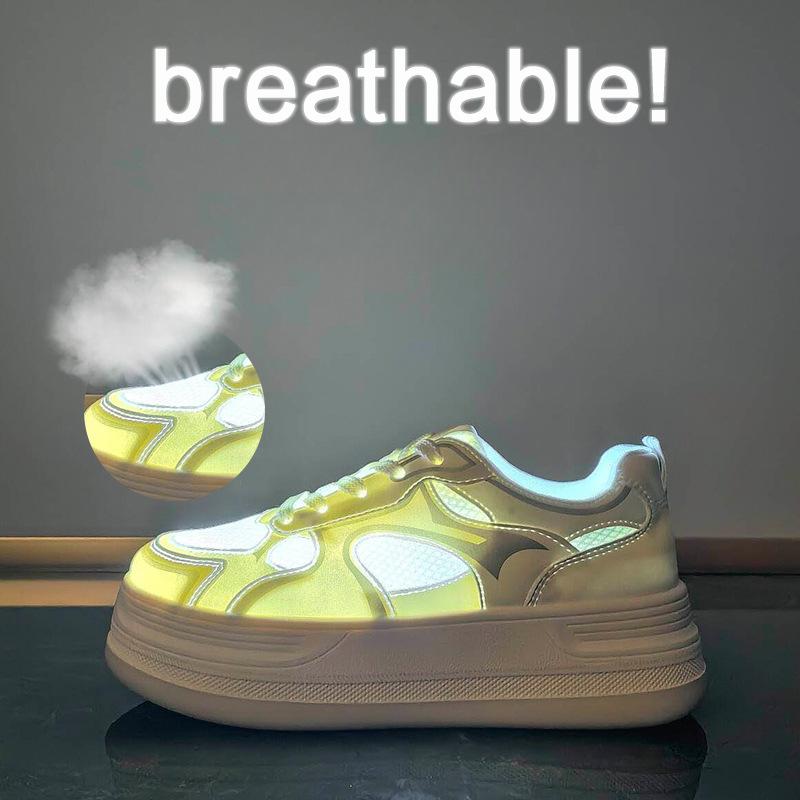 Повседневные женские кроссовки на платформе — фото 5