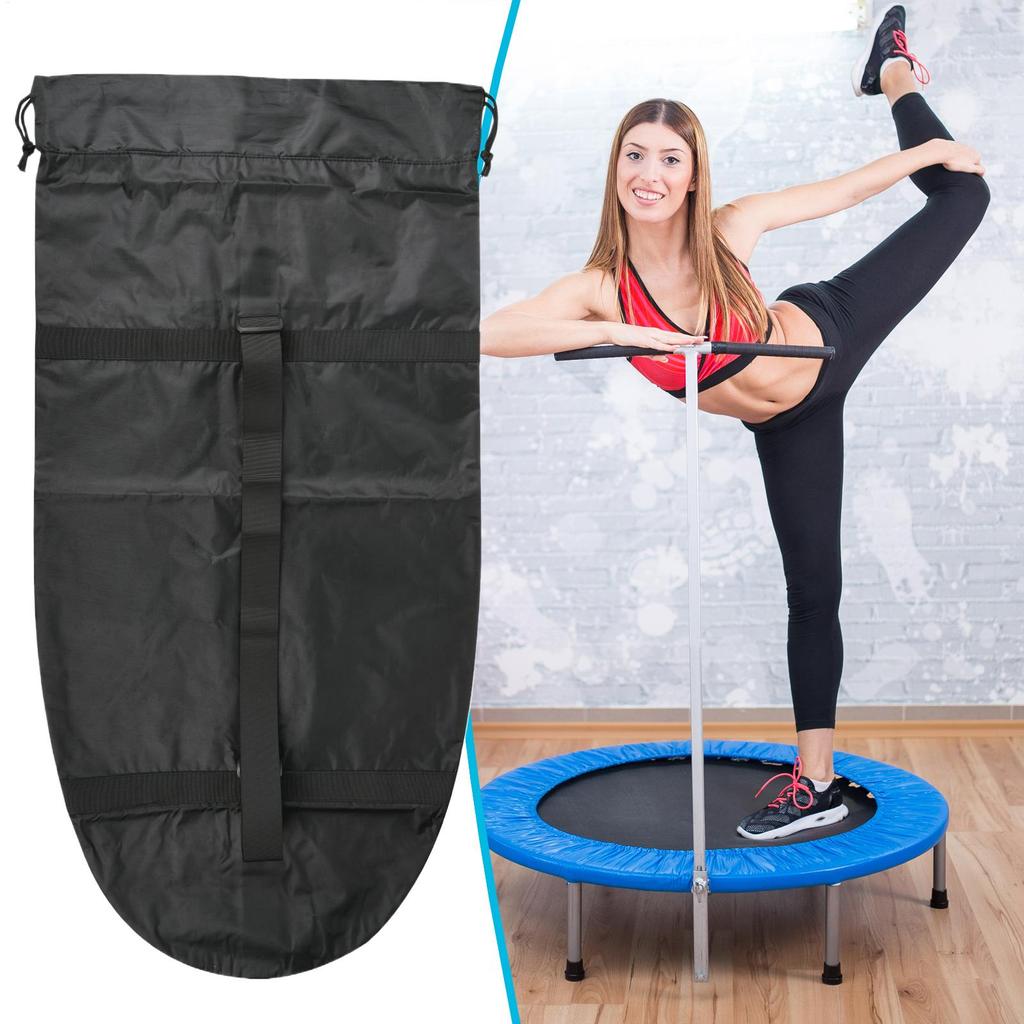 Carrier Bag for Foldable Trampoline Folding Trampoline Travel Organizer Organization with Shoulder Strap for Gym Apartment Sport