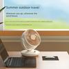 2026 New Model Oscillating Mini Fan, Rechargeable, Long-Lasting Battery, Portable Small Fan, Desktop USB Fan