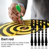 5 Pcs Dart Shaft for Steel Tip Multi-color 2BA Thread Lockhole Polished Electroplated Anti-rust Portable Dart Accessories Replacement Dart Pole Set