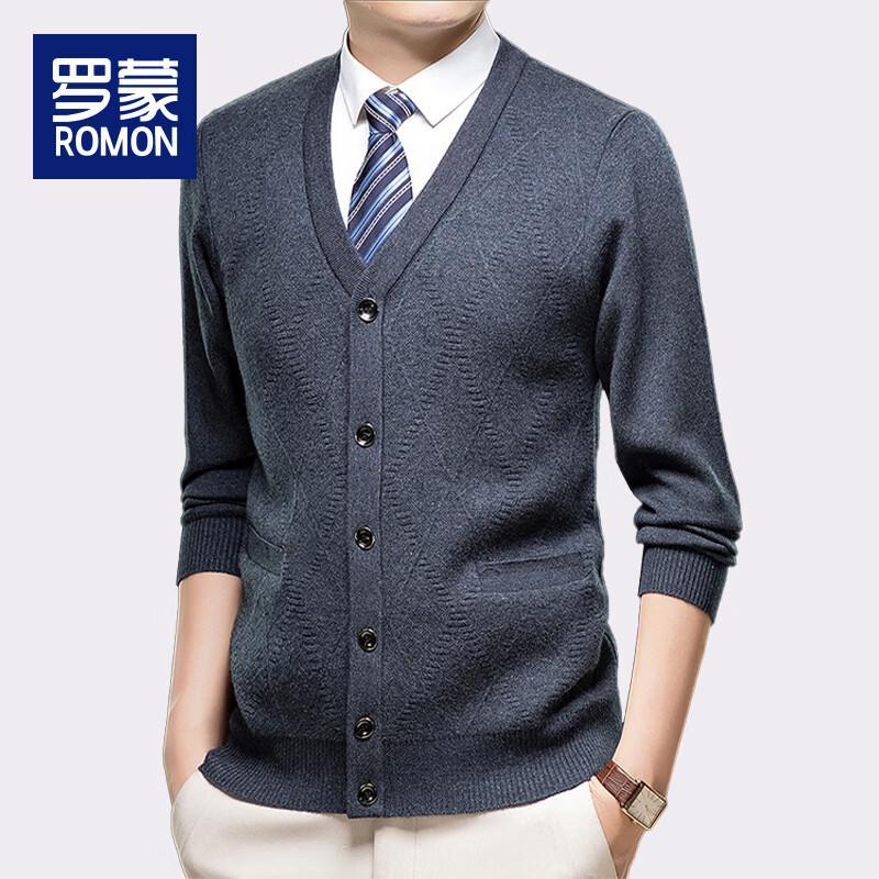 Мужской кардиган Luomeng с V-образным вырезом утолщенный LZ8011 3XL 4130₽