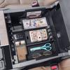 For   2024 2025 Toyota Tundra Center Console Organizer Tray Armrest Storage Box Interior Car Storage Tray Accessories