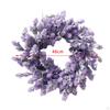 Artificial Wreath with Lavender for Outdoor Use