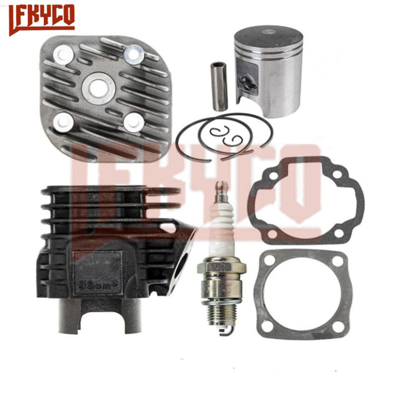 Motorrad 52mm Motorteile Zylinderkit Set 90CC Motor für Polaris Predator Scrambler Sportsman 90 YAMAHA JOG90 XH90 Motoblock