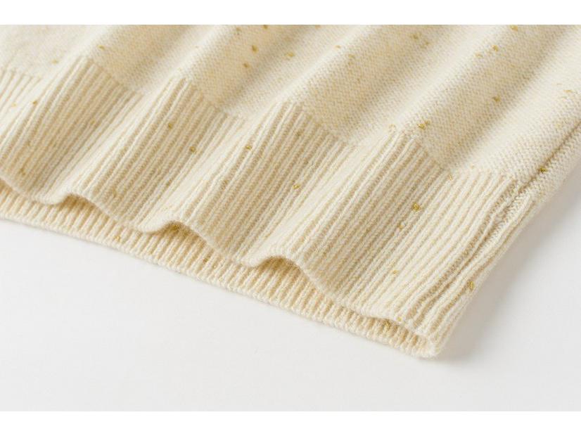 Women's Cashmere V-Neck Sleeveless Knitted Vest, Autumn/Winter Layering, Versatile, Loose, Slimming, Warm Cardigan Outerwear