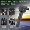30520RNAA01 Engine Ignition Coil Compatible For Honda Civic 2006-2011 1.8L L4 Replaces UF582 099700149 30520PNAA01 099700101