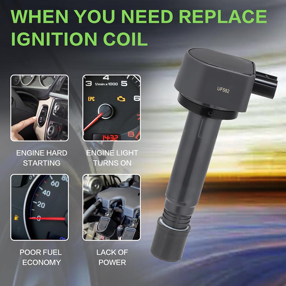 30520RNAA01 Engine Ignition Coil Compatible For Honda Civic 2006-2011 1.8L L4 Replaces UF582 099700149 30520PNAA01 099700101