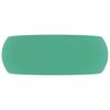 Luxury Round Wash Basin Matte Light Green 40 X 15 Cm Ceramic