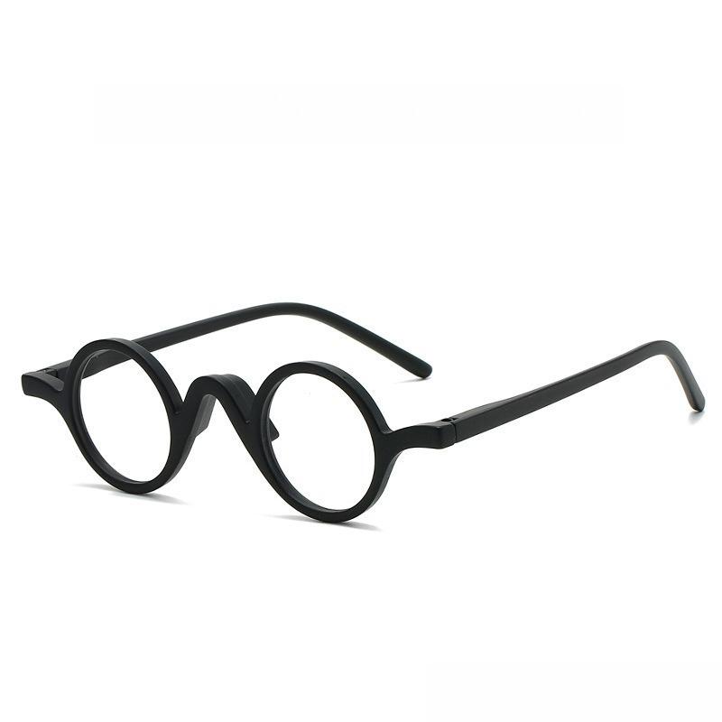 Female Designer's Gradient Color Round Reading Glasses Wavy Nose Bridge Blue Light Protection Presbyopia Glasses for Women Men