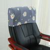 Cartoon Panda Penguin Rose Pattern Elastic Office Chair Backrest Cover Comfortable High Elasticity Backrest Slipcover Household