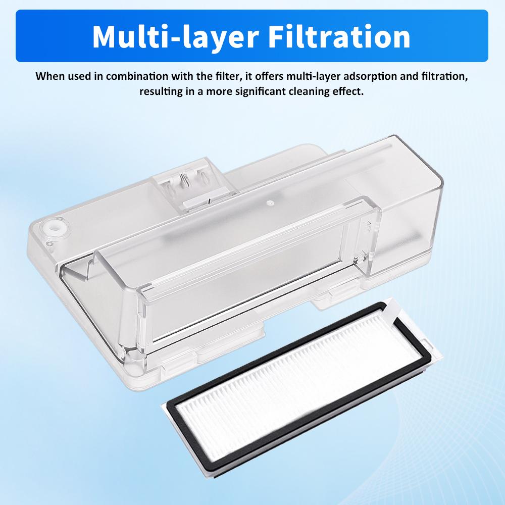 2 in 1 Water Tank Dust Filtering Box For Xiaomi Mijia G1 Mop Essential MJSTG1 G1 Robot Vacuum Cleaner Replacement Spare Parts