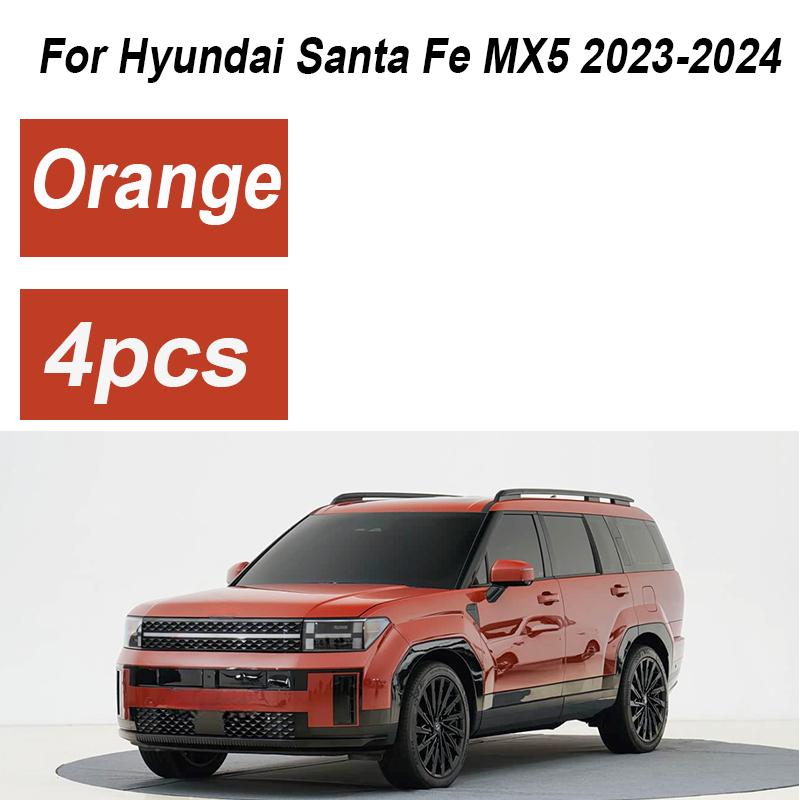 4 ks Malované Pro Hyundai Santa Fe MX5 Příslušenství 2024 Zástěrky Přední Zástěrky Zadní Blatníky Zástěrka Blatníky Autopříslušenství