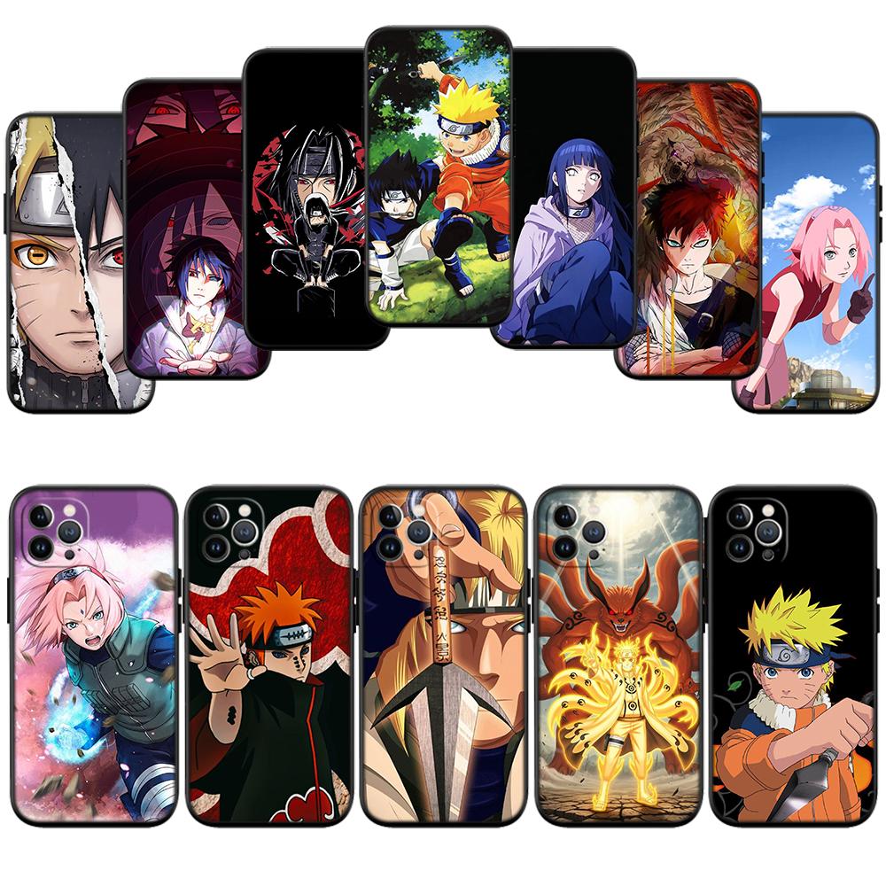 Cartoon Naruto Phone Case for Samsung Galaxy S20 S21 S22 Ultra FE + Plus A21S A22 A24 A25 A26 A30 A30S A31