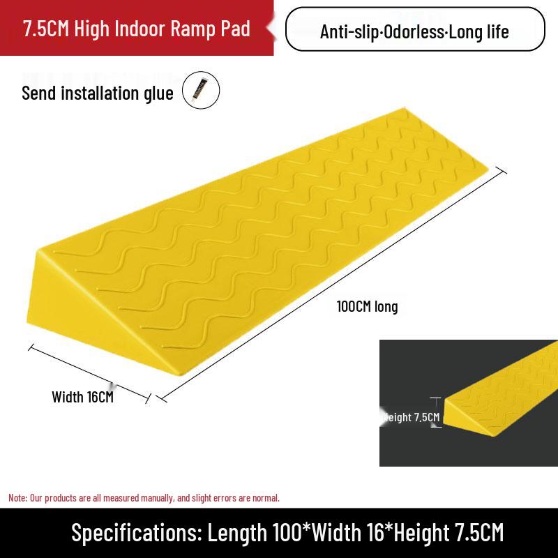Threshold Uphill Ramp Mat for Indoor Sweeping Robots