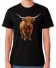 Highland Cow T-Shirt Scottish Cattle Farm Animal Unisex Tee
