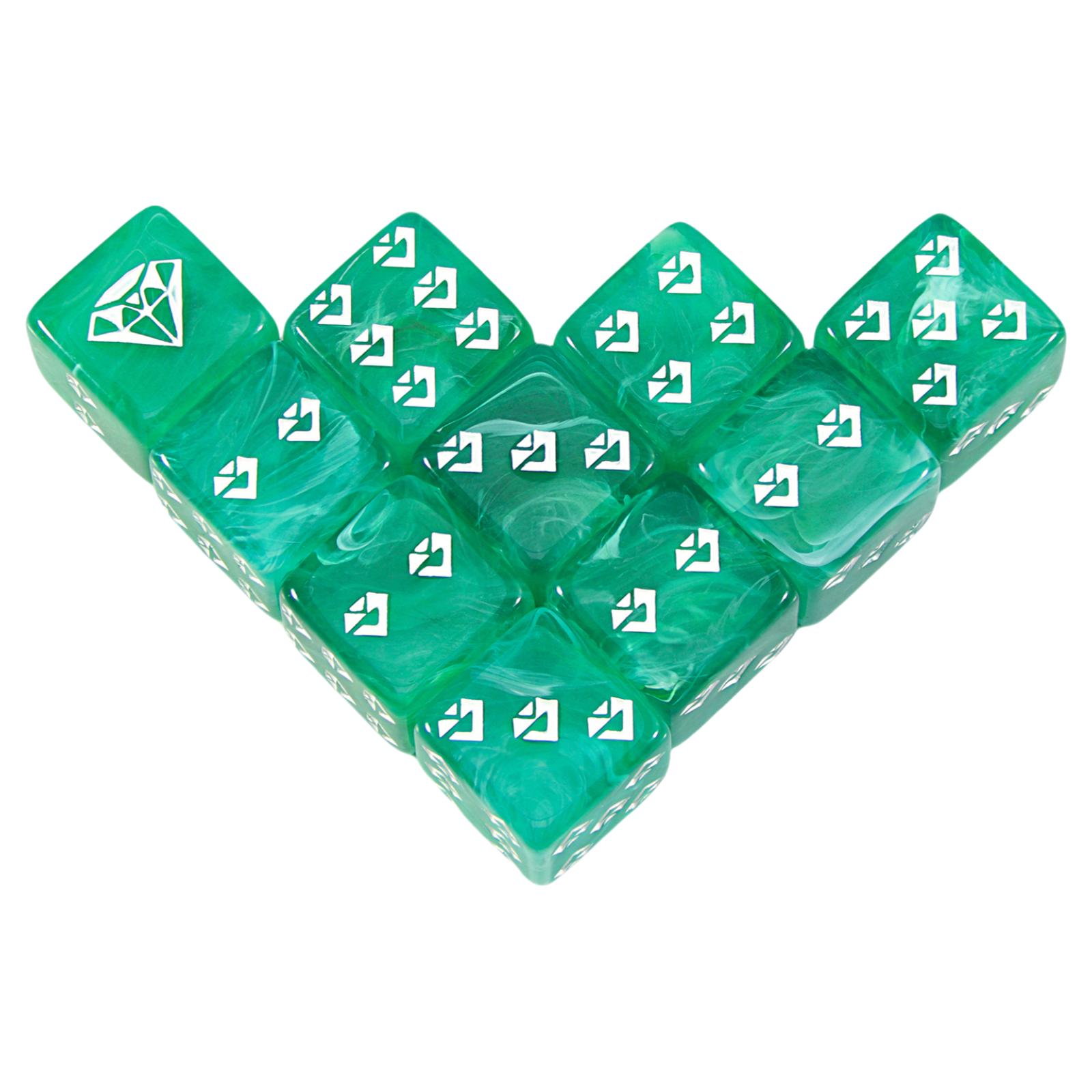 

10 шт. 16 мм кубики D6 Забавный дизайн для настольной игры, головоломки, игрового набора