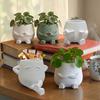 3D Printed Minimalist Flower Pots, Reader Companion Flower Pots, Heartfelt Flower Pots, Calm Flower Pots, Succulent Flower Pots