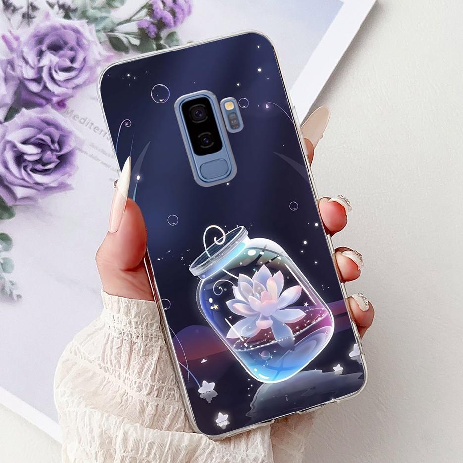 For Samsung Galaxy S9 Case SM-G960F Cute Cat Painted Cover Soft Slim Phone Case For Samsung S9 Plus S 9 Galaxy S9+ SM-G965F Bags