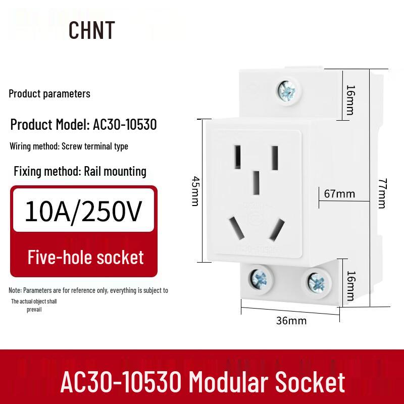 CHNT AC30 Series Modular Industrial Socket