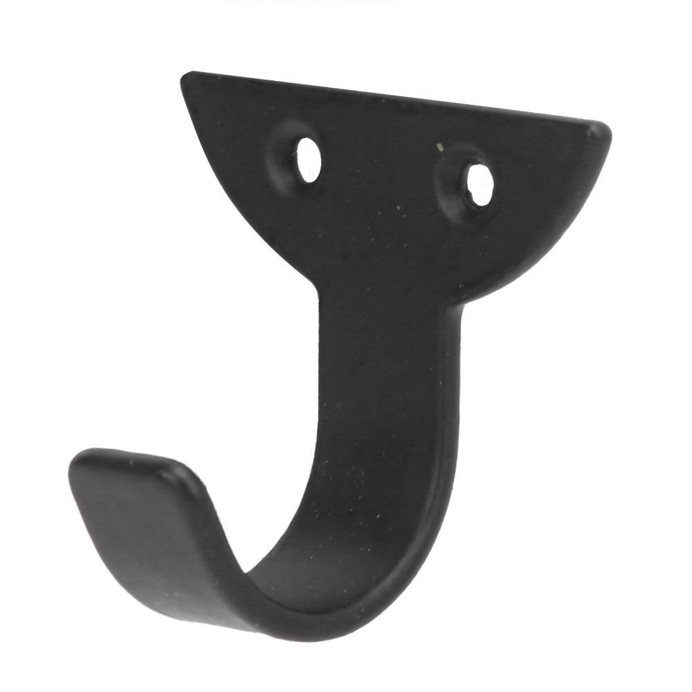 10Set with Screws Wall Hooks Black Coat Hooks Hanging Hooks for Hanging Laundry Room
